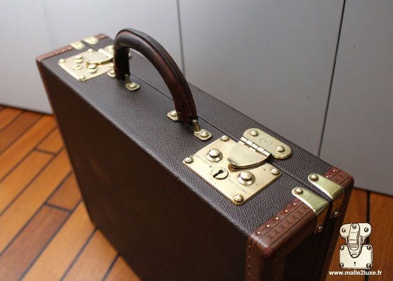 Double serrure valise pour officier Louis Vuitton