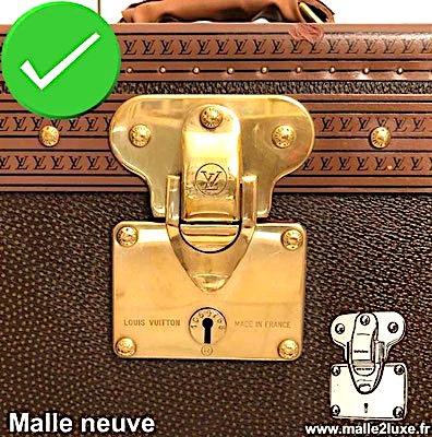 polissage d'origine malle Louis Vuitton