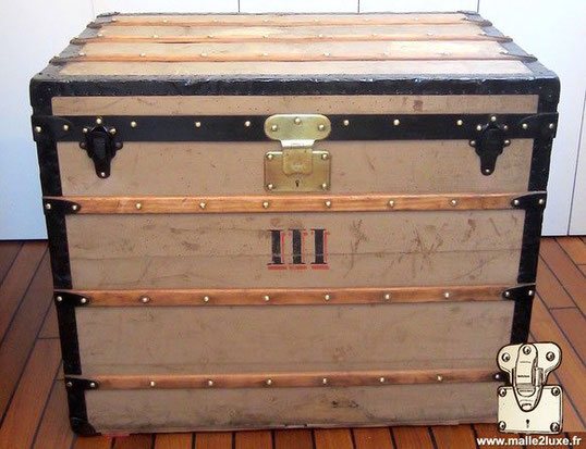 Malle trianon courrier louis vuitton 1872