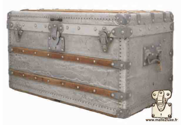 Louis Vuitton aluminum explorer mail trunk - €192,890 the most expensive in the world, liquid currency record