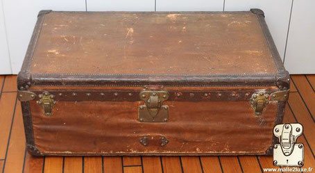 Restauration Malle Cabine Orange Louis Vuitton Malle2luxe