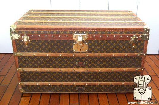 Malle courrier 90 cm louis vuitton 1914