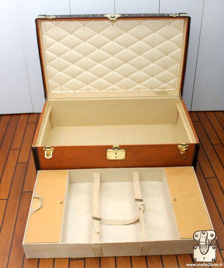 Interieur malle cabine louis vuitton casier