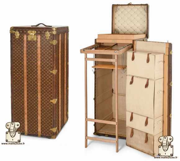incroyable malle vuitton de luxe en coin