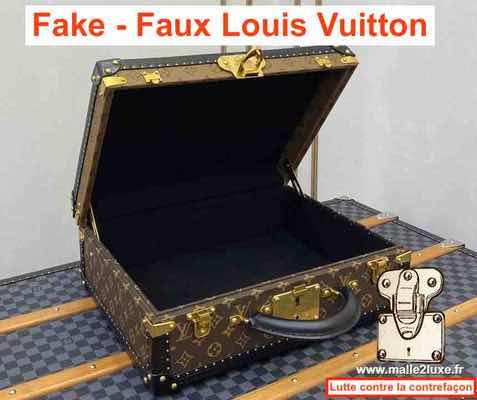 Chair with fake Louis Vuitton upholstery, It says LD or DL,…