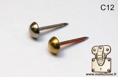 Trunk nails malletier solid brass - ultra high-end by malle2luxe C12