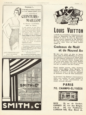 publicité maison de luxe ancienne paris
