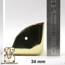 Coins de protection en laiton massif pour malles, valises et coffrets.