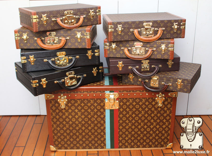 Malle2luxe expert in paris, valise présent Louis Vuitton le luxe a la Francaise. 