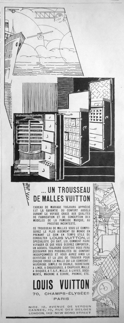 secrétaire Louis Vuitton noir et blanc
