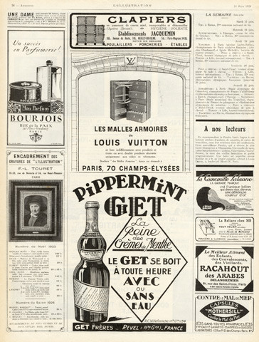 publicité maison de luxe ancienne paris