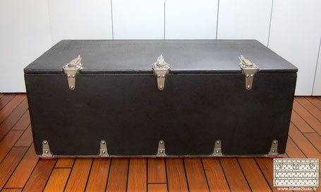 coffre a valise Louis Vuitton automobile noir