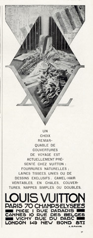 malletier publicité ancienne Louis Vuitton