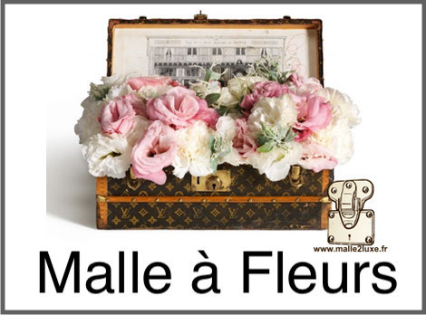Malle à fleurs Louis Vuitton