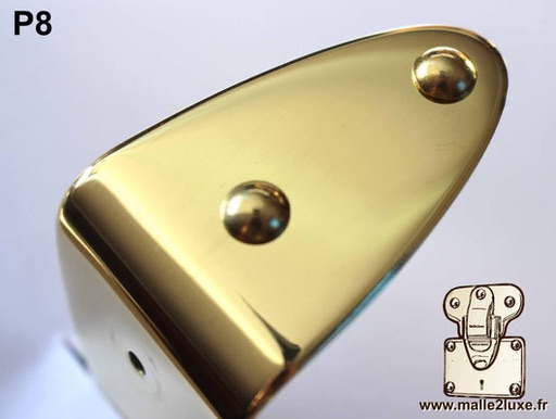 trunk luxury malletier nails brass solid corner coin P8