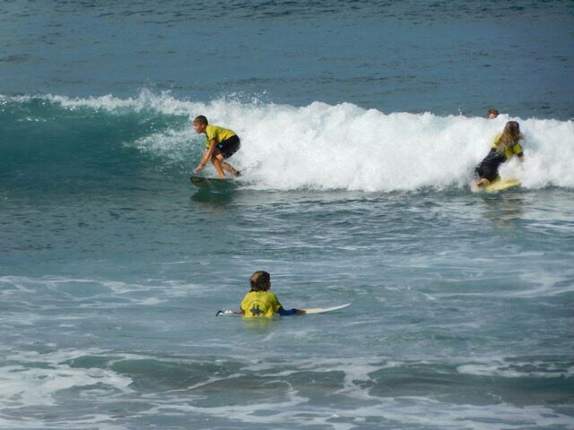 Surf Club Groms at training