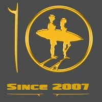 Logo of Gran Canaria’s top-rated surf school, established in 2007.