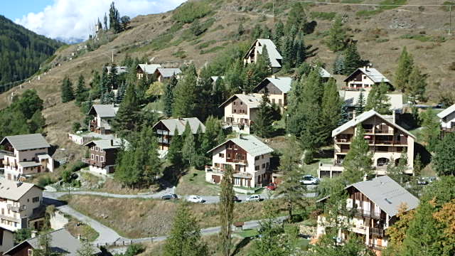 Le chalet dans le quartier de l'Hoche