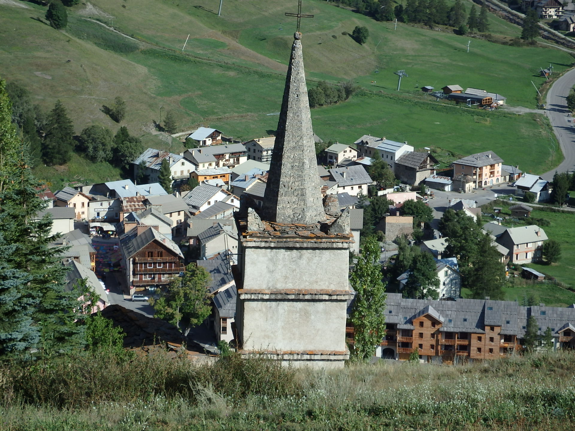 Le village vu de l'Adret