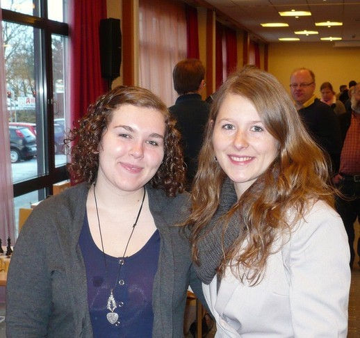 Böblinger Schach-Open 2011, Melanie Lubbe und Manuela Mader