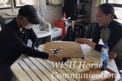 乗馬の練習