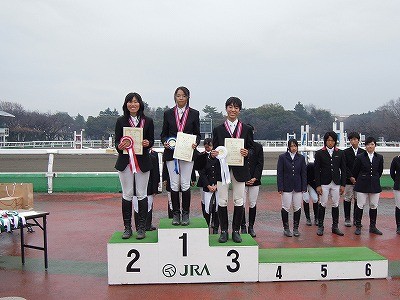 関東高校馬術大会3位入賞