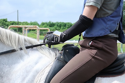 乗馬も楽しく練習！