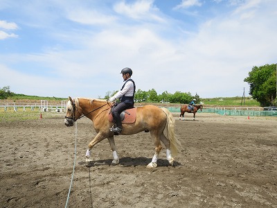 馬と一緒にハッピー乗馬