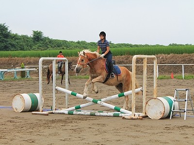 ホルターでジャンプ