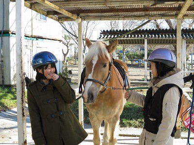 ウィッシュの体験乗馬