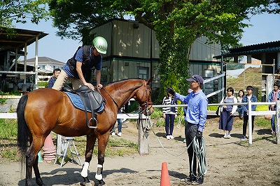 ウィッシュの体験乗馬