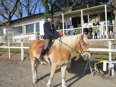 乗馬初騎乗