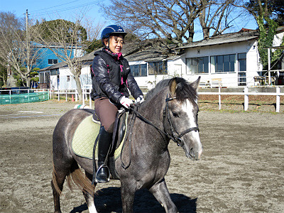 乗馬の楽しみはお互いの成長