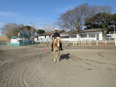 裸馬で人馬一体