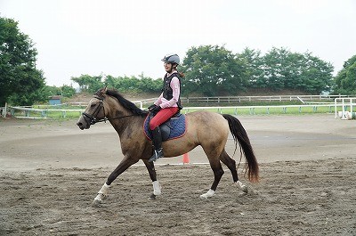 乗馬で笑顔に