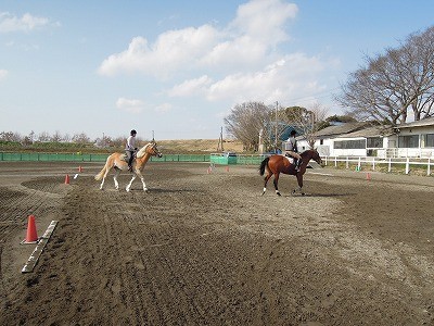 楽しい早春乗馬