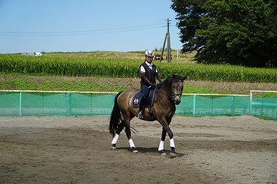 乗馬はニコニコ笑顔で乗ろう！