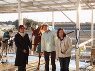 柏南高校馬術部ＯＢ来訪