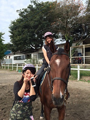 楽しい体験乗馬！