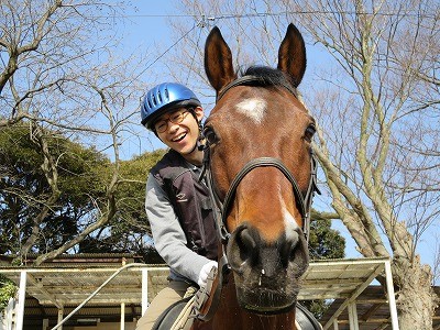 今日の体験乗馬