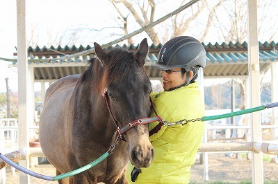 もっと馬とくっついていたい