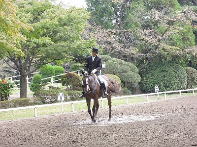 馬術演技終了おつかれさま