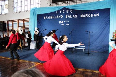 Brillante interpretación academia  danza  Liceo Max Salas