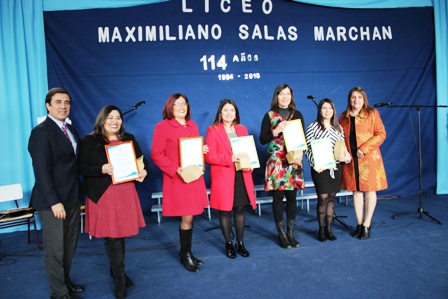 Profesoras destacadas en Evaluación Docente 2017