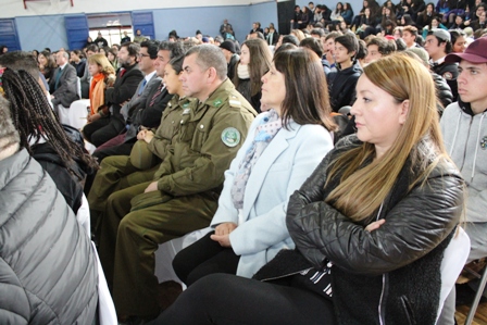 Sra. Mónica Vega, Jefa de UTP e Isabel Mora, Coord. Académica