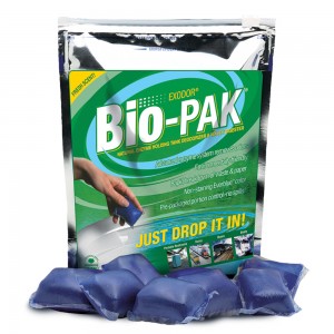 Concentré sanitaire bio pour toilettes chimiques
