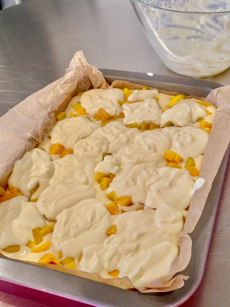 Kleckskuchen mit Pfirsich - nellyszuckerstueckes Webseite!