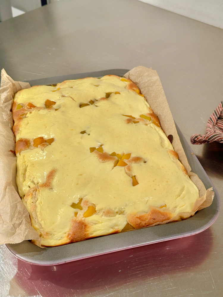 Kleckskuchen mit Pfirsich - nellyszuckerstueckes Webseite!