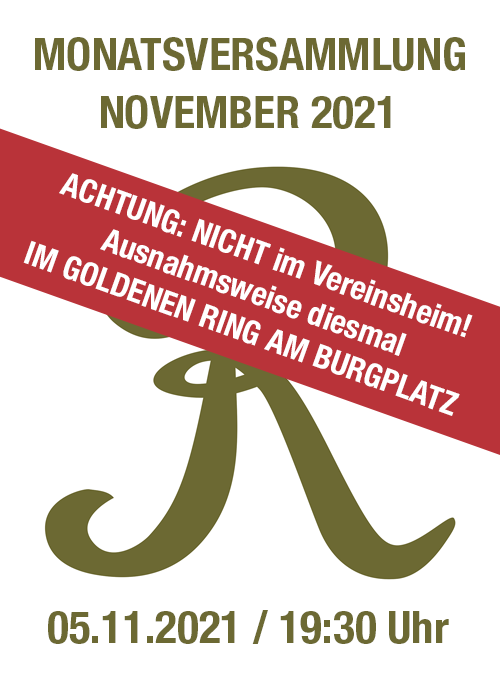 Monatsversammlung November 2021