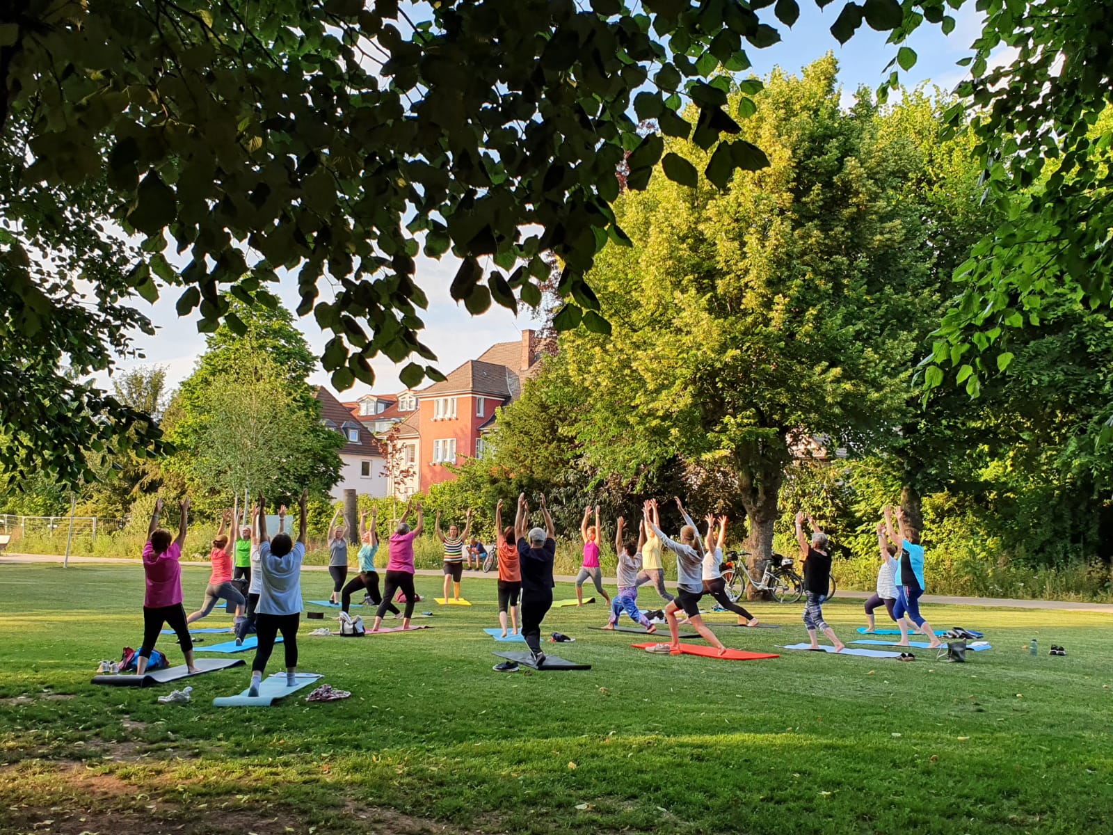 Yoga im Stadtpark Korbach